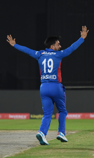 Rashid Khan grabs a wicket